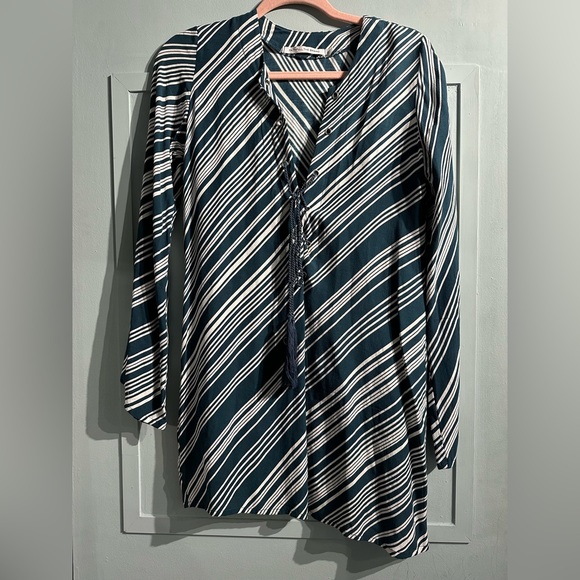 Faithfull The Brand Striped Mini Long Sleeve Tunic Dress Women’s Size XS - Picture 4 of 10